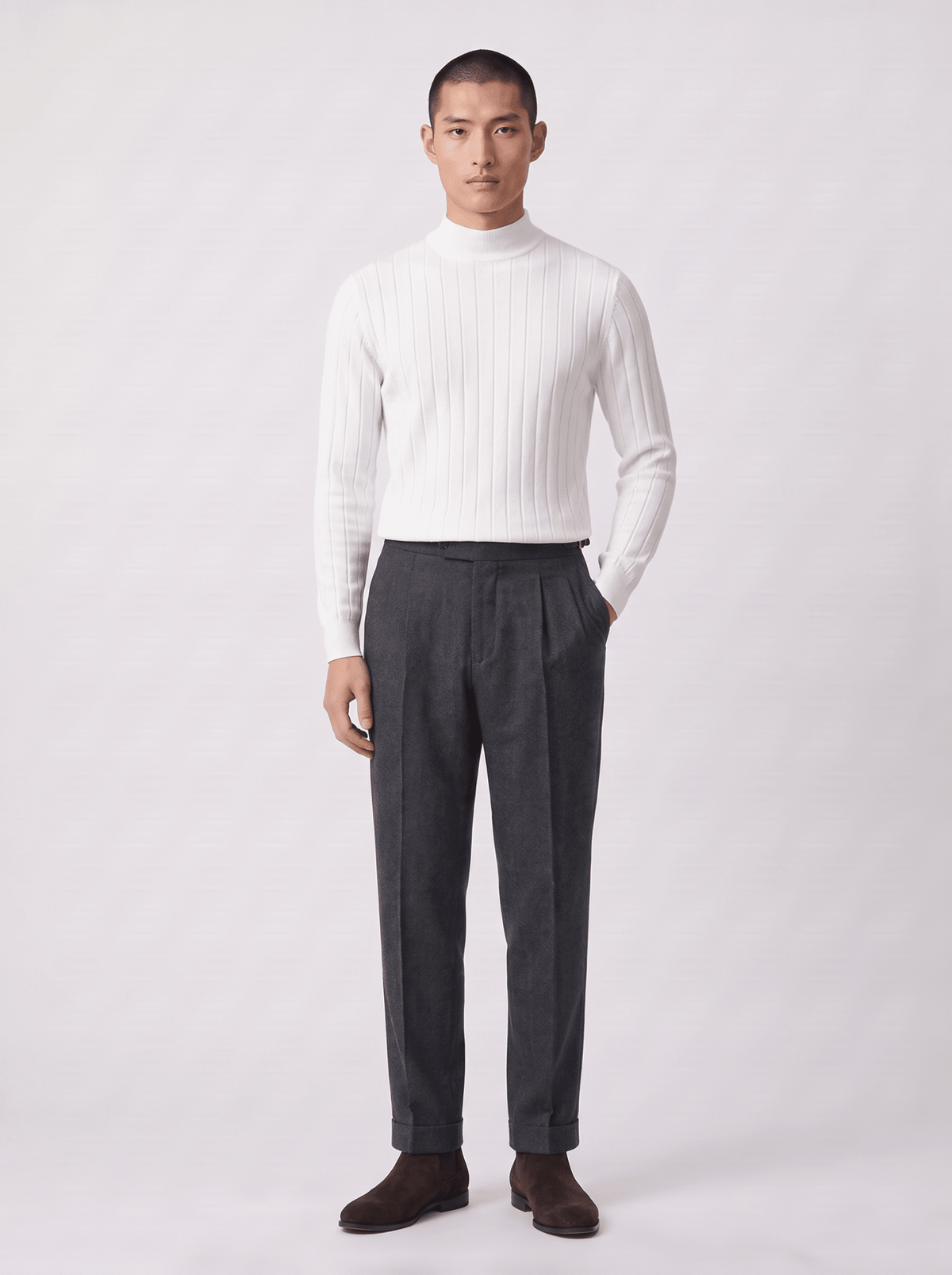 Belgravia Mock Neck - T. Crown London