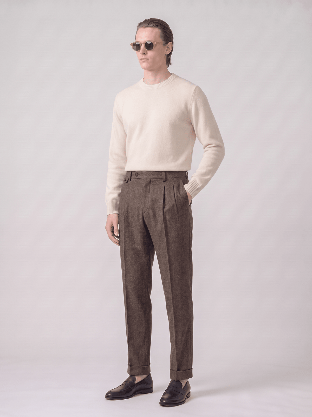 Notting Hill Wool Trousers - T. Crown London