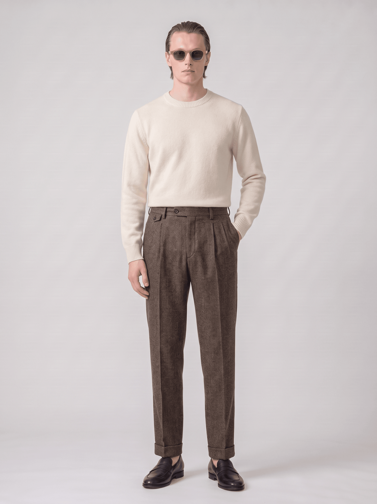 Notting Hill Wool Trousers - T. Crown London