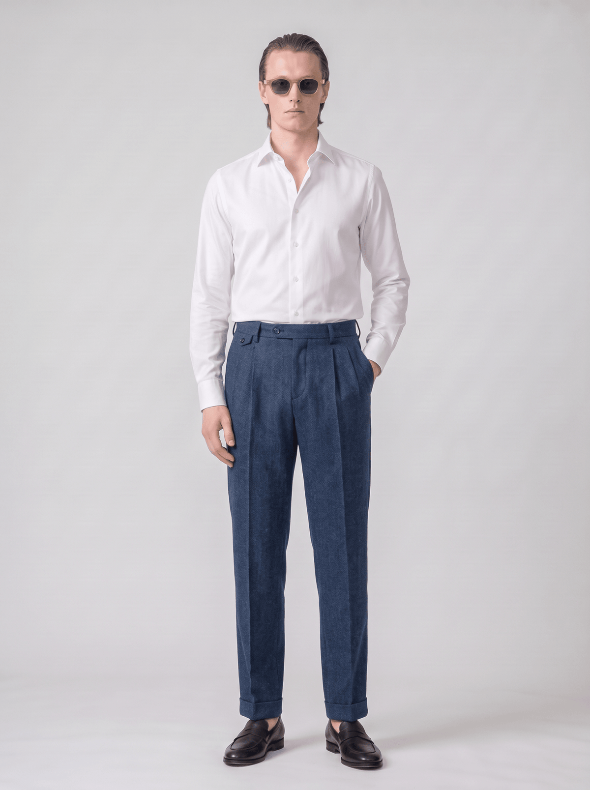Notting Hill Wool Trousers - T. Crown London
