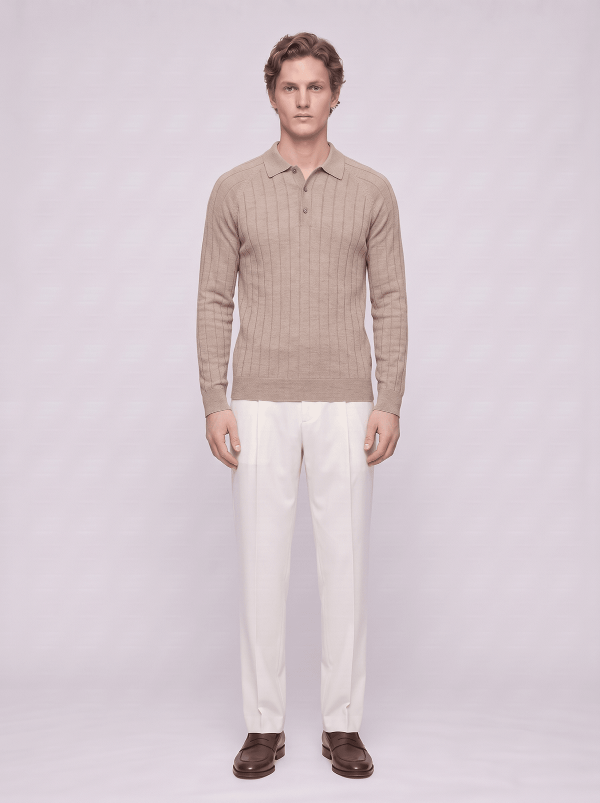 Oxford Knit Polo - T. Crown London