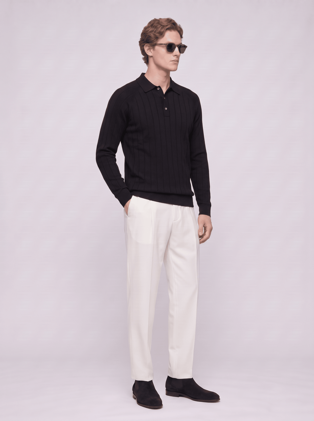 Oxford Knit Polo - T. Crown London