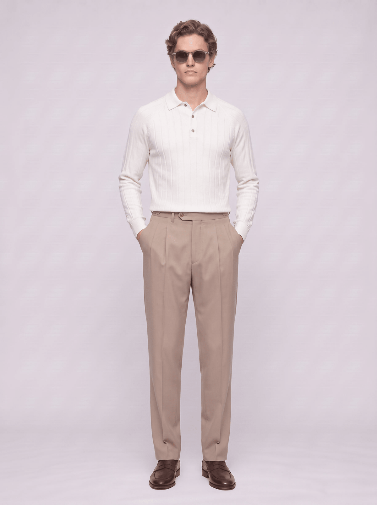 Oxford Knit Polo - T. Crown London