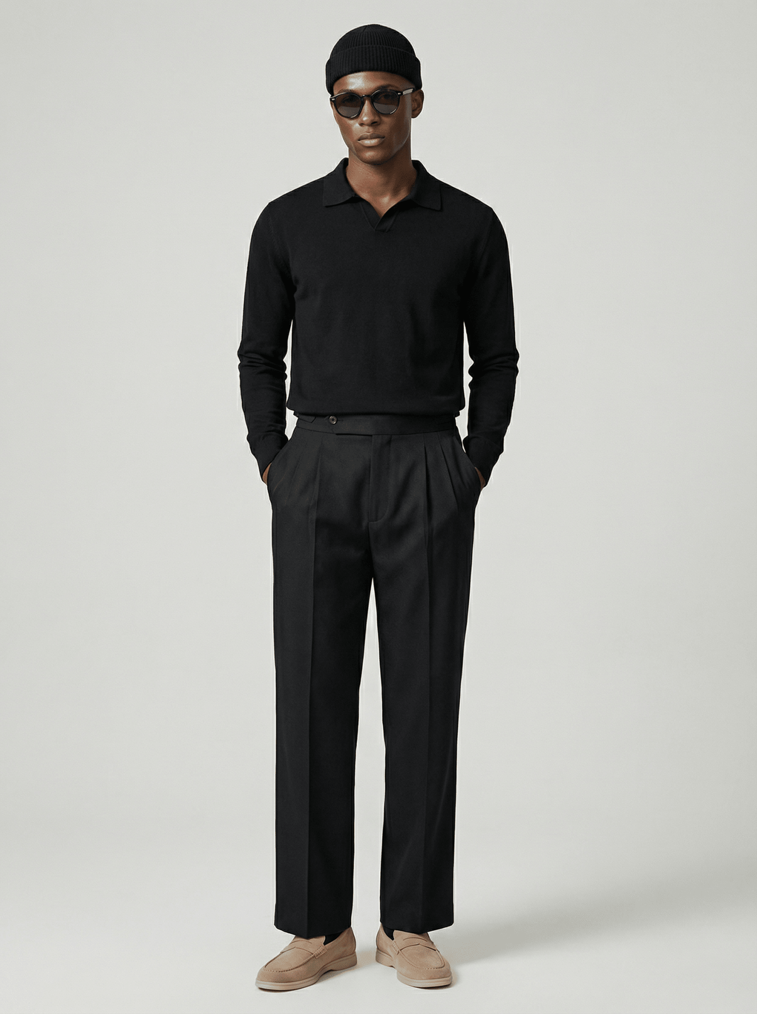 Pantalone Amalfi con Pinces - T. Crown London