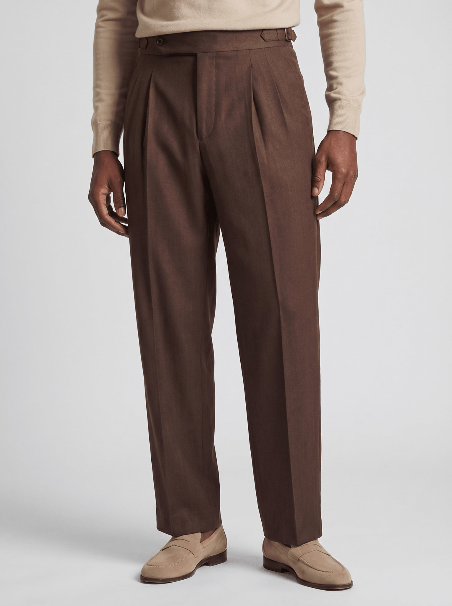 Pantalone Amalfi con Pinces - T. Crown London