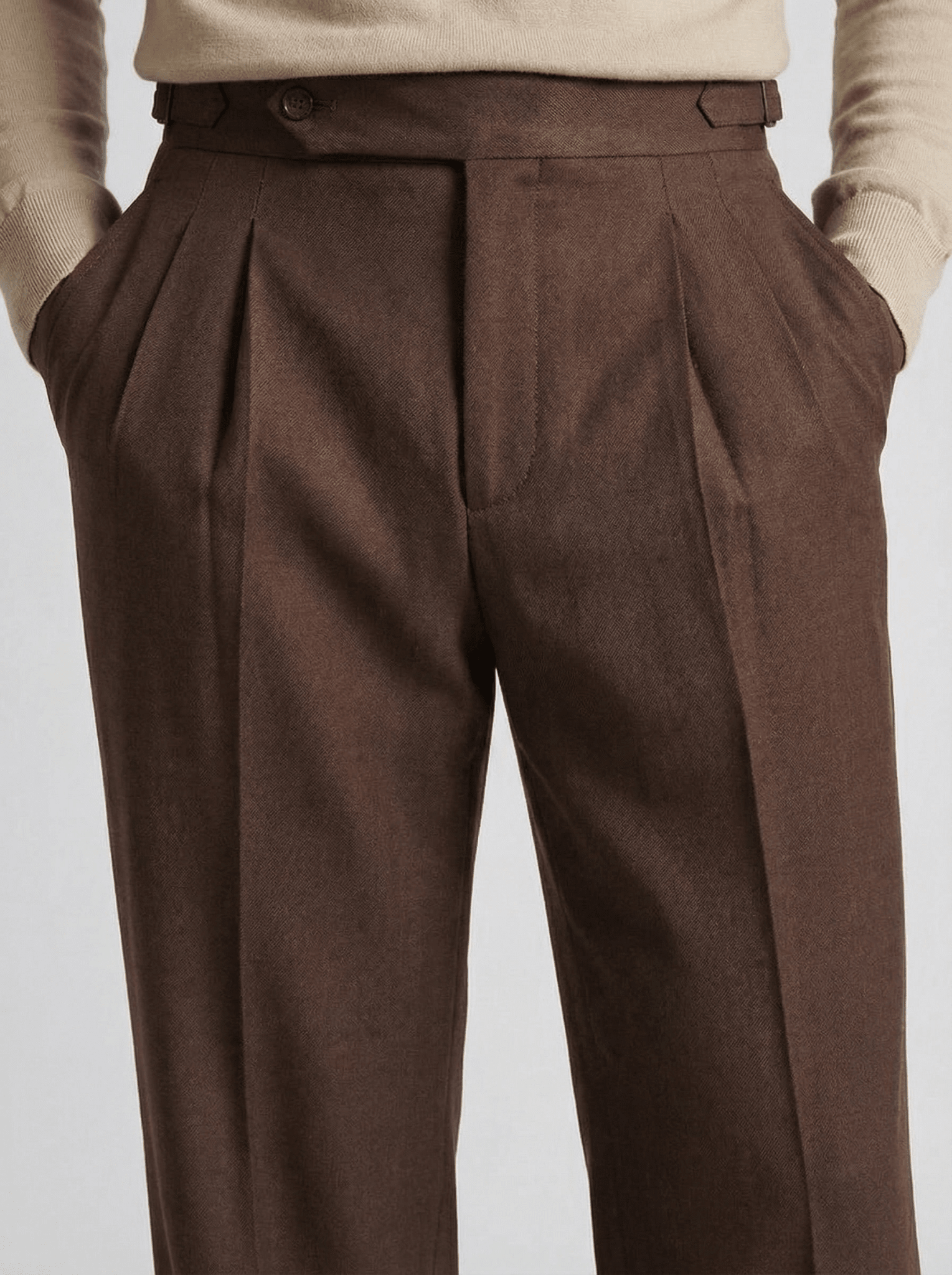 Pantalone Amalfi con Pinces - T. Crown London