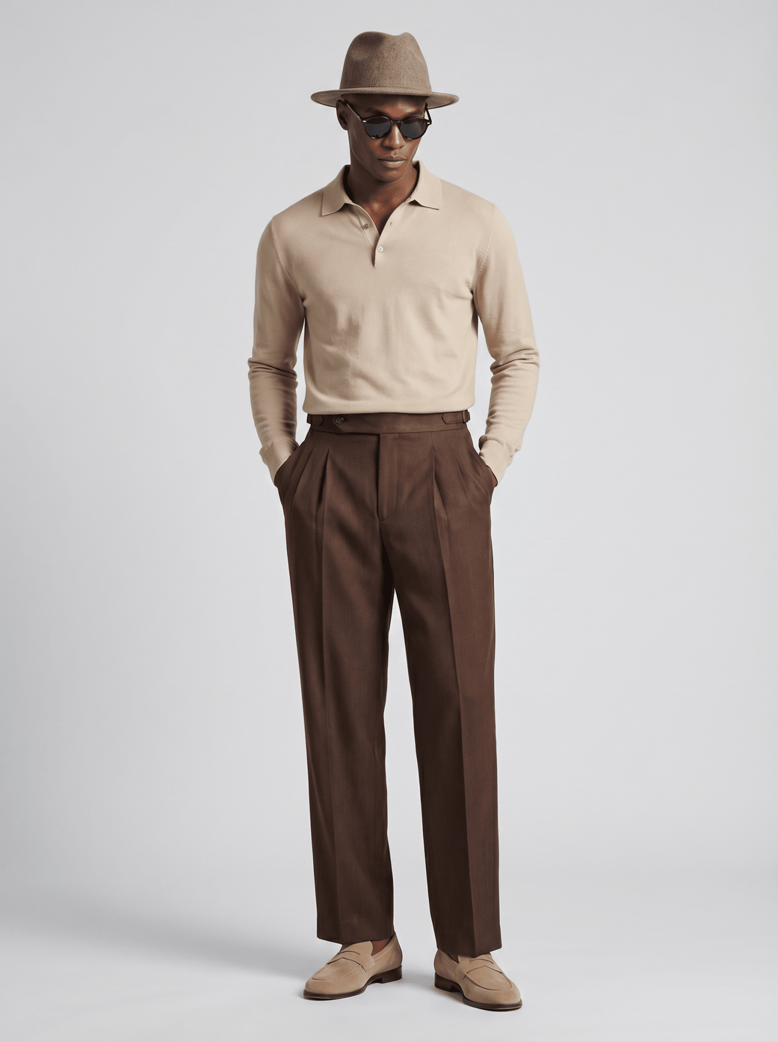 Pantalone Amalfi con Pinces - T. Crown London