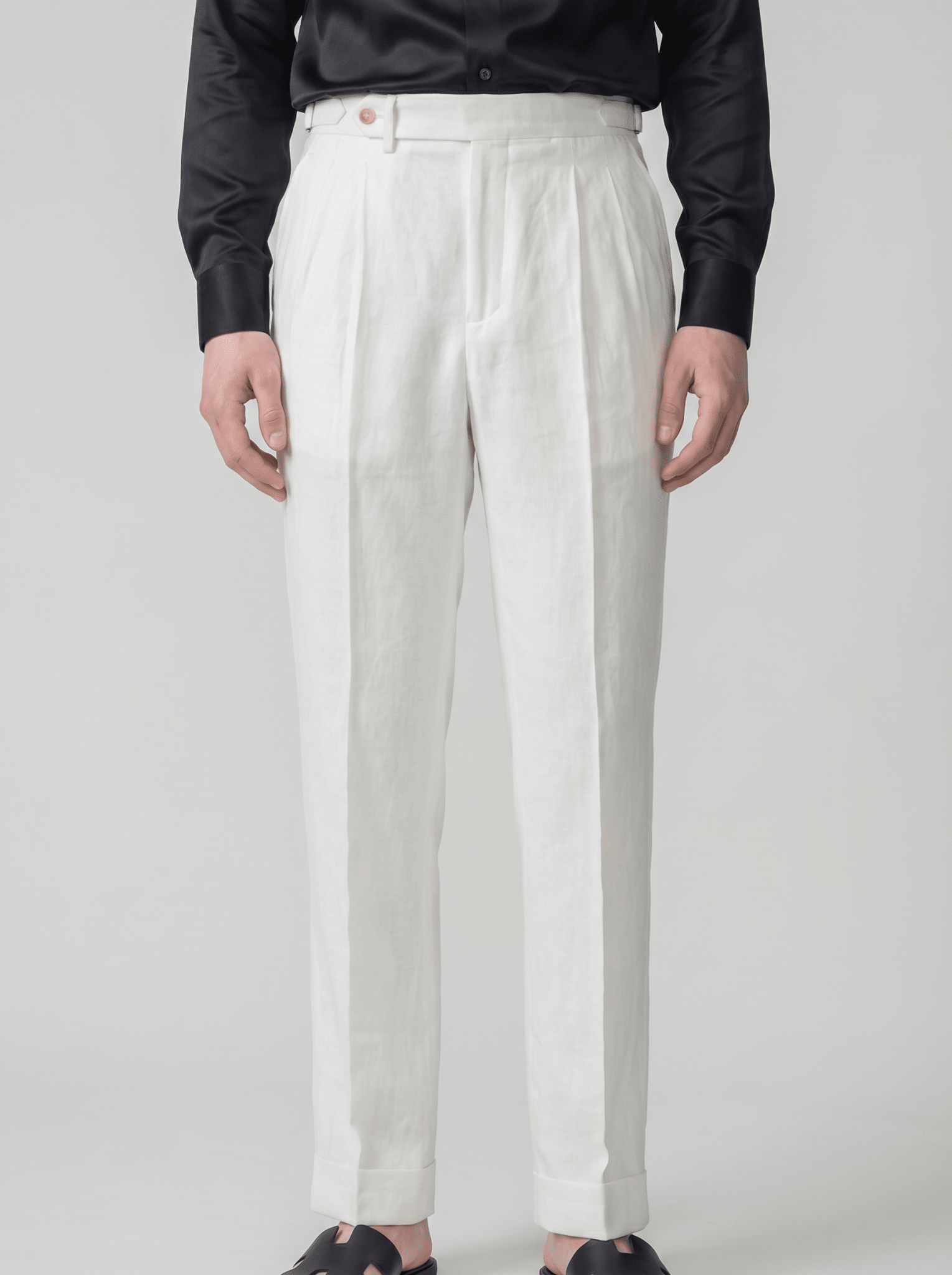 Pantalone Portofino con Pinces - T. Crown London