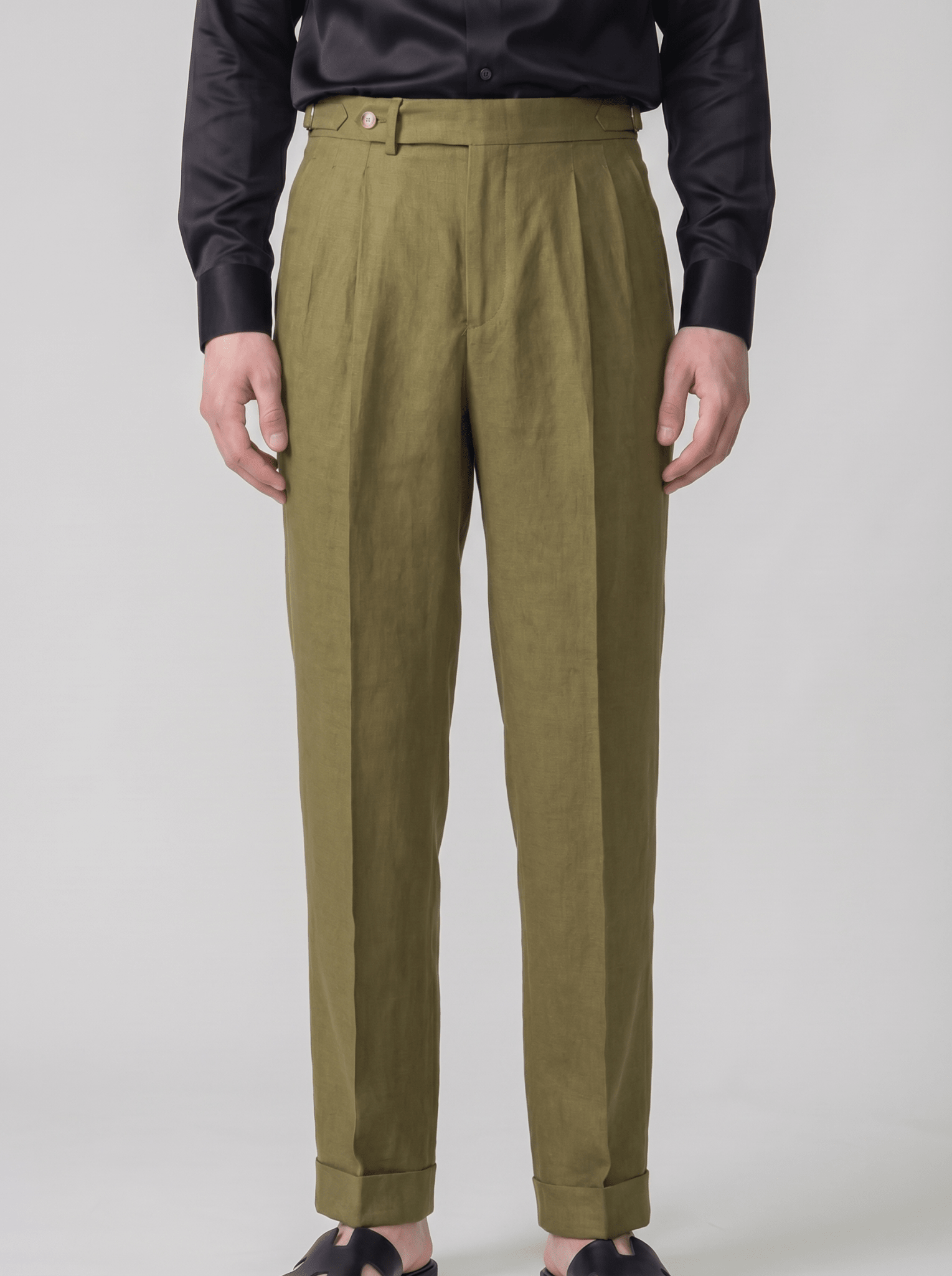Pantalone Portofino con Pinces - T. Crown London