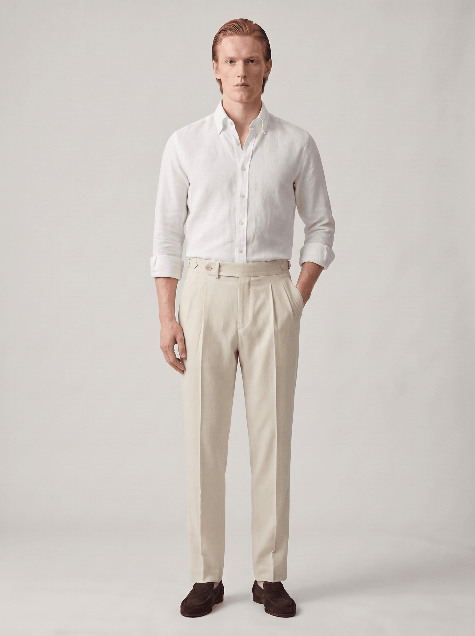 Pantalone Torino con Pinces - T. Crown London