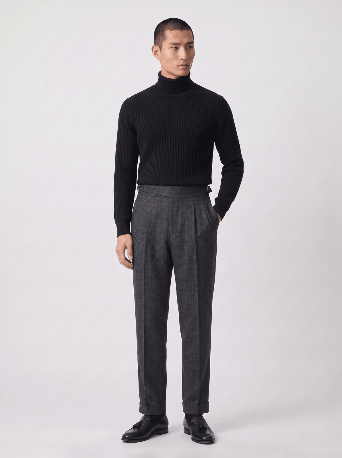 Soho Herringbone Trousers - T. Crown London