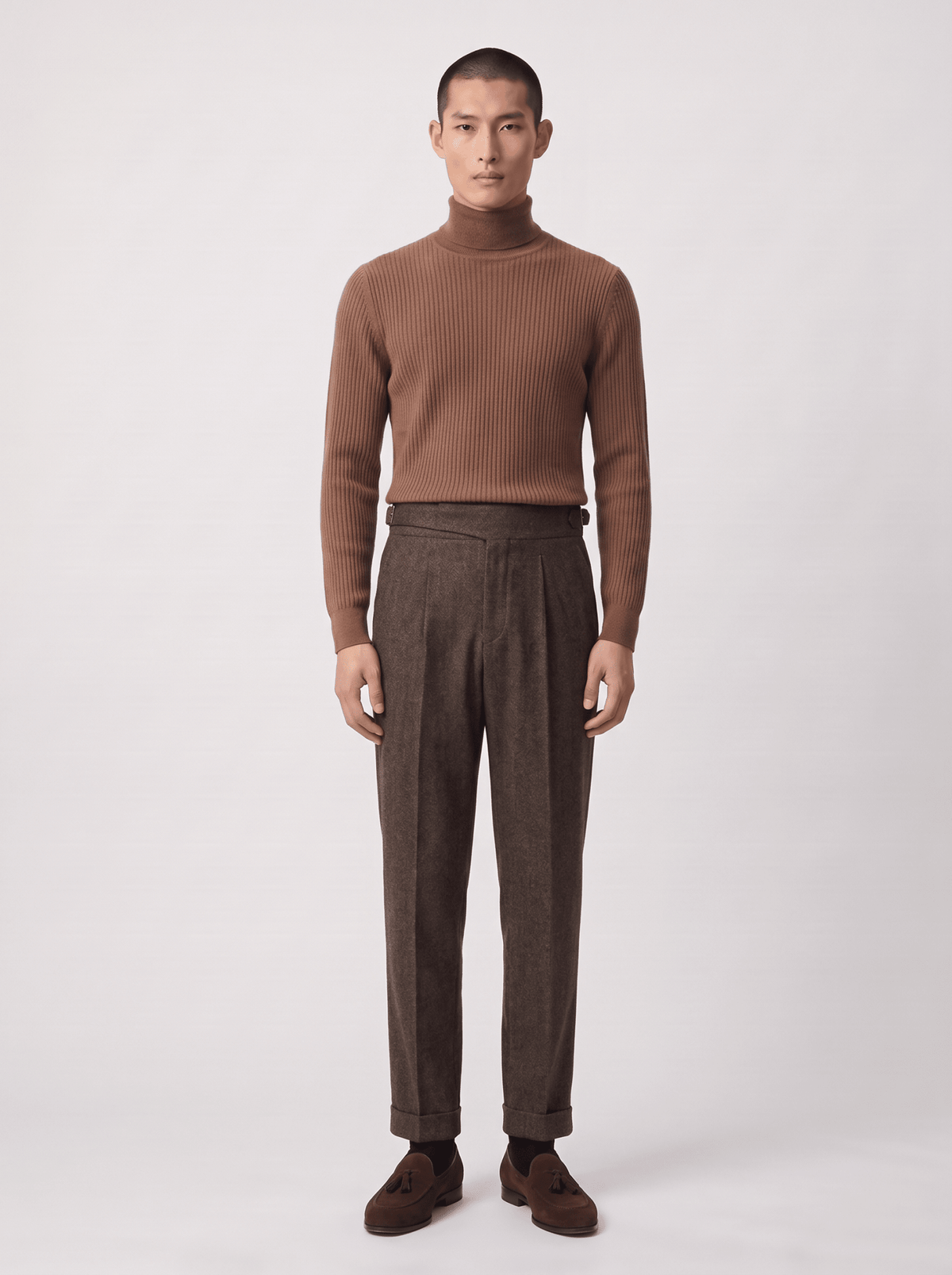 Soho Herringbone Trousers - T. Crown London