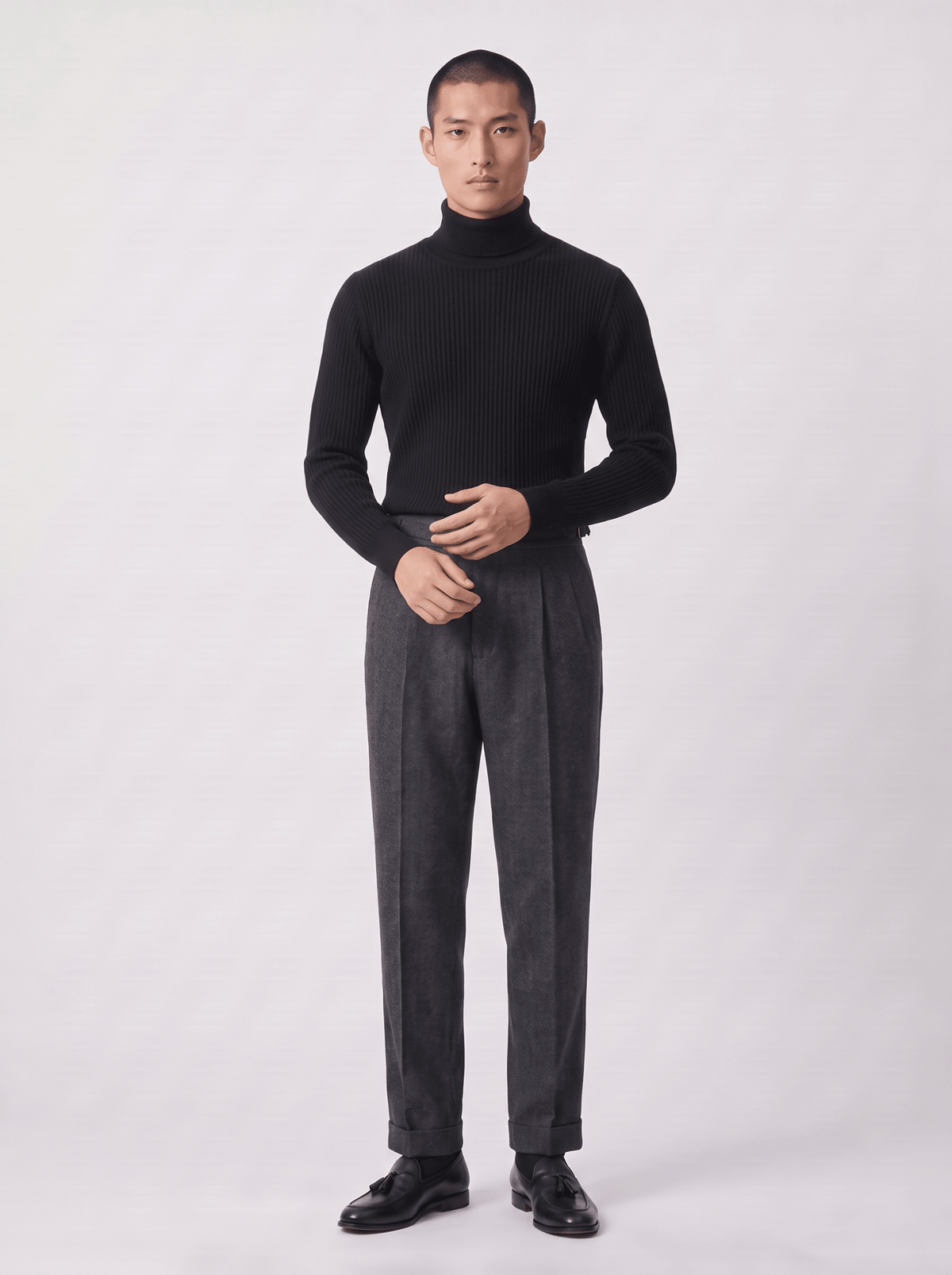 Soho Herringbone Trousers - T. Crown London